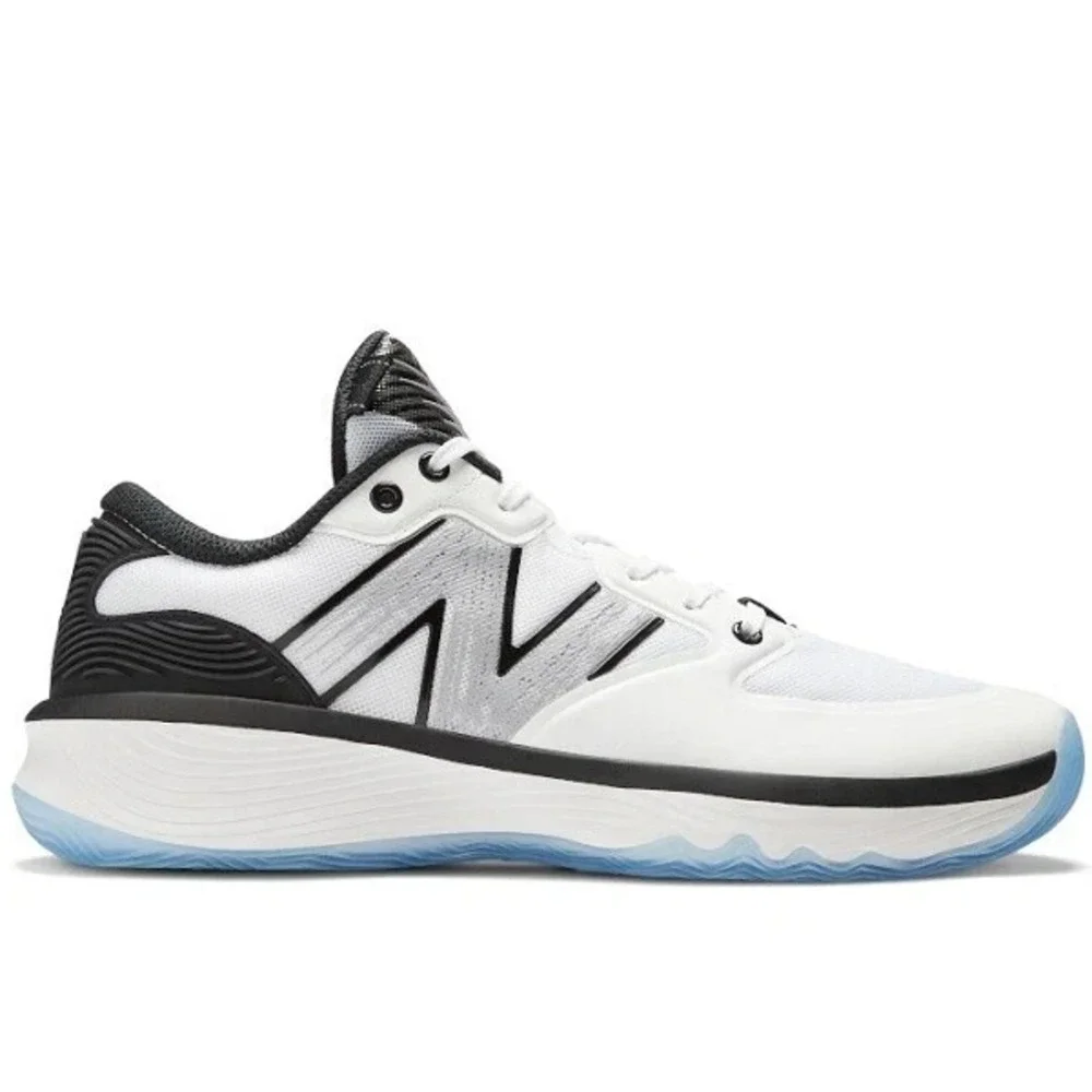 Mens 11.5‎ - New Balance HESI LOW White Black BBHSLB1 Basketball Shoes Sneakers